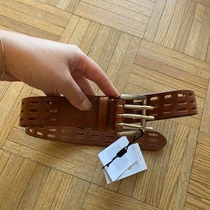 new Reiss leather belt onesize